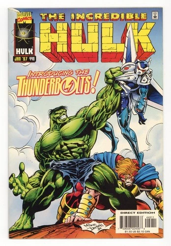 Incredible Hulk #449D VG/FN 5.0 1997 1st app. Thunderbolts