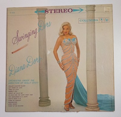 Diana Dors - Swinging Dors (Vinyl LP, 1960) Columbia Six-Eye - VG-