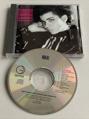 CD Nikki Self Titled 1989 Geffen Records - US press 80s Synth-Pop - Top Zustand