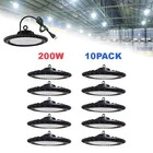 200 W UFO Led High Bay Light Plug in and Play 5FT Power Cords Power Adjustable