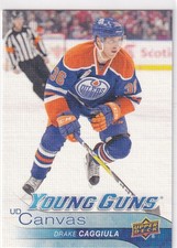 16/17 UD SERIES 2 CANVAS DRAKE CAGGIULA YOUNG GUNS RC SP ROOKIE #219