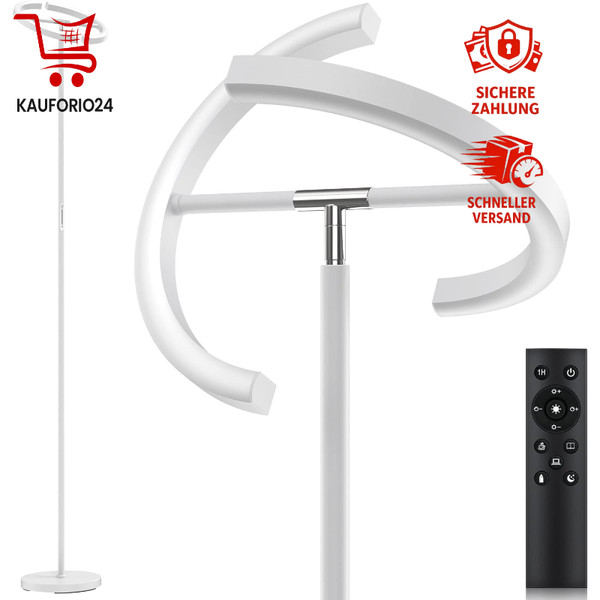 Stehlampe LED Dimmbar 1300LM 3000K-6000K Mit Fernbedienung Touch FüR Wohnzimmer-image