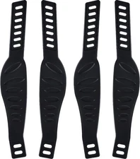 2 Pairs Exercise Bike Pedal Straps Universal for black 