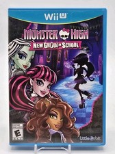 Monster High: New Ghoul in School (Nintendo Wii U, 2015) Complete in Box CIB