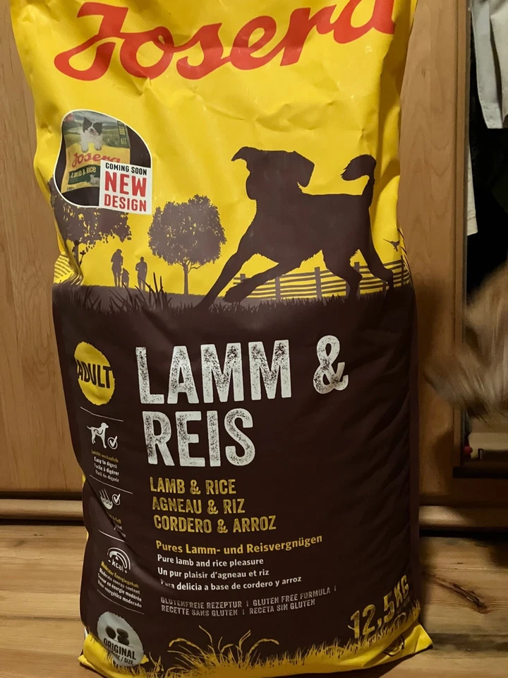 Hundefutter Josera Adult, Lamm&Reis, 12,5Kg, Neuware, ungeöffnet, glutenfrei