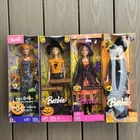 Lot of 4 Vintage Y2K Halloween Barbie Dolls - New In Box! NIB 🎃