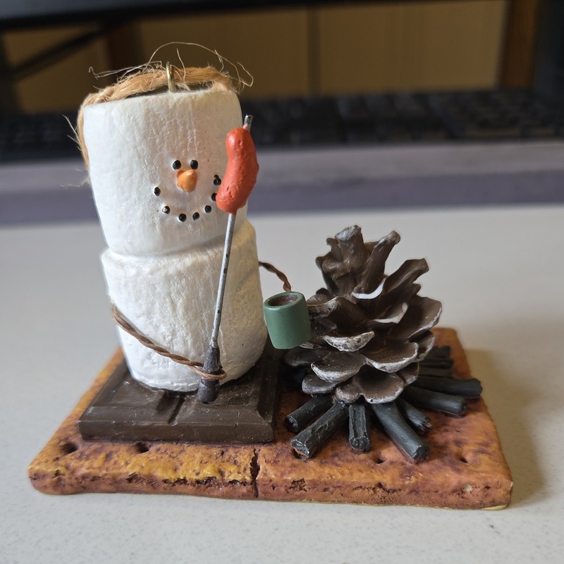 Original S'Mores Campfire Hot Dog 3" Christmas Ornament Midwest Cannon Falls