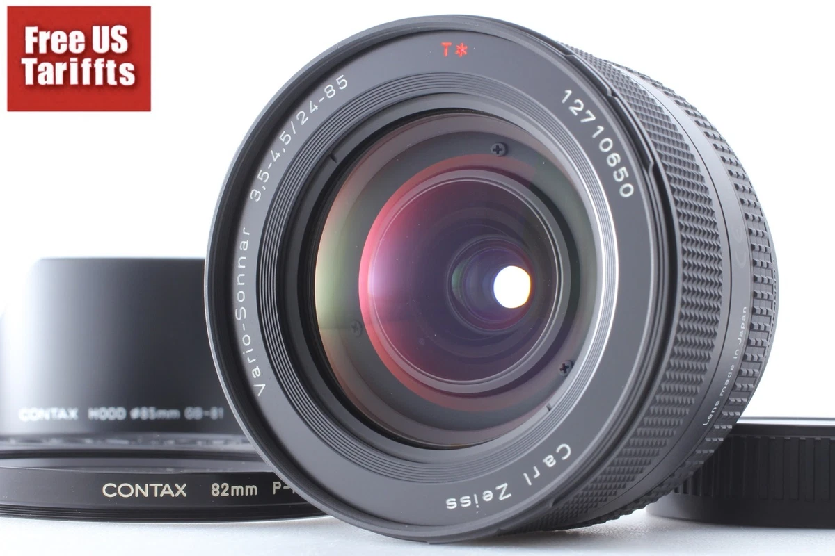 Contax ZEISS Vario-Sonnar T* Camera Lenses f/3.5-4.5 Maximum