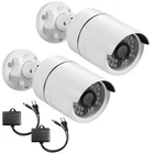 5MP HD Surveillance Camera 2PCS IP66 Waterproof All Season Outdoor Security
