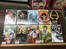 loki 1-4 2023 with variant covers 10 comics total