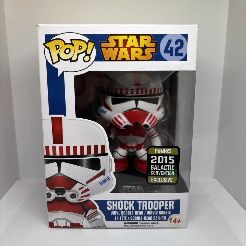 Star Wars Shocktrooper Funko Pop42 Exclusive 2015 Galactic Convention Excluxive - Image 2 of 4