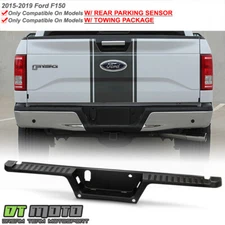 2015-2019 Ford F150 Pickup w/ Sensor Hole and Hitch Rear Bumper Center Step Pad