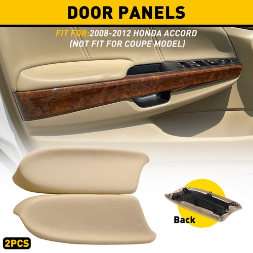 For 2008-2012 Honda Accord Interior Door Armrest Panel Trim Cover Accessories 2X - Picture 9 of 14
