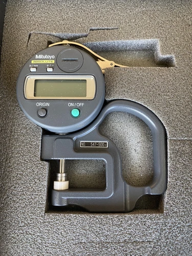 Mitutoyo Absolute 547-500 Digimatic Thickness Gage Lightly Used