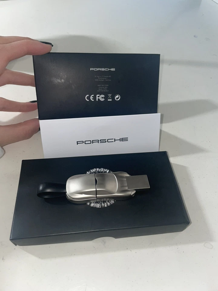 Porsche Taycan Keychain 5 in 1 Lightning/Micro-USB, USB-A  and USB-C Converter  - Image 3 of 4