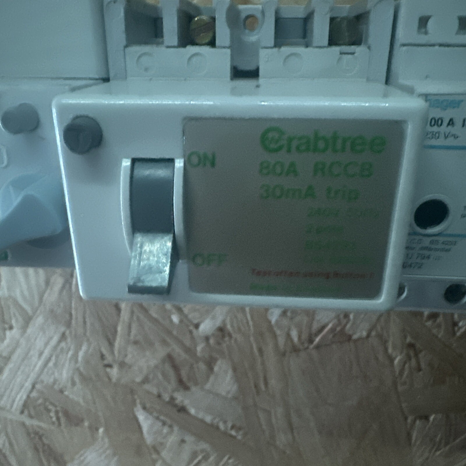 CRABTREE 628/100 80A RCCB. 80A 30mA. BS4293. | eBay UK
