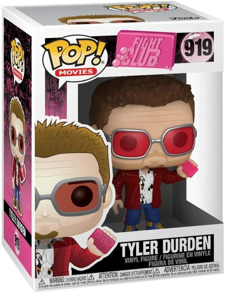 Fight Club Tyler Durden Brad Pitt POP! Movies #919 Vinyl Figur Funko