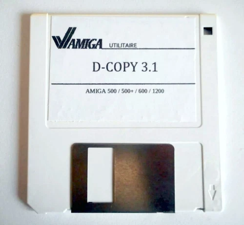 Logiciel D-COPY 3.1 utilitaire pour Commodore AMIGA 500, 500+, 600, 1200...