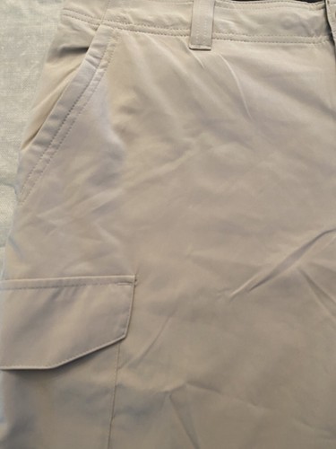 Pantalones Cortos Columbia Omni Sombra Protección Solar Bronceados UPF 50 Bolsillos Talla 36 Nuevos con Etiquetas - Imagen 9 de 11