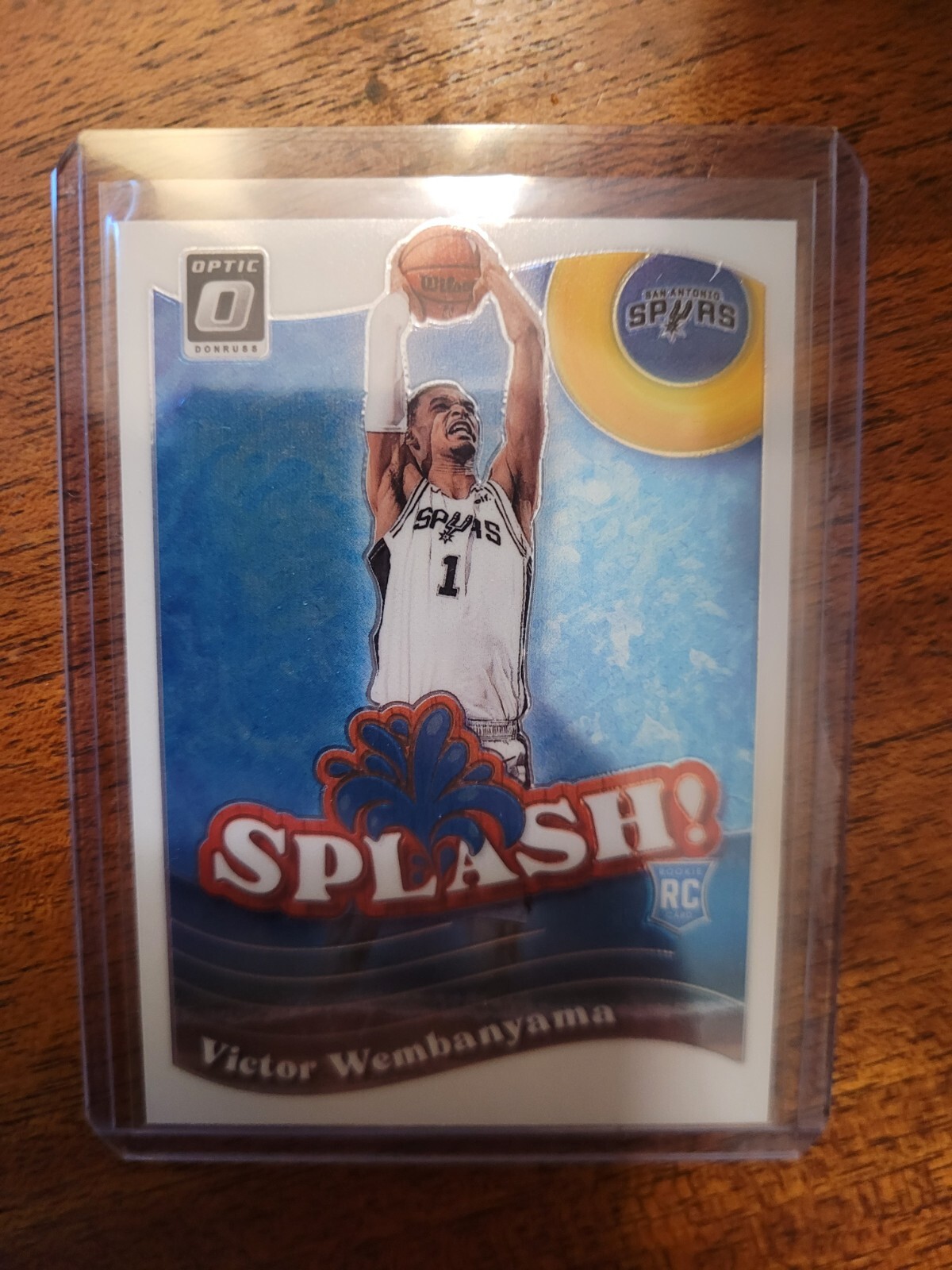 2023 Panini Donruss Optic #6 Victor Wembanyama RC Splash! Rookie Spurs