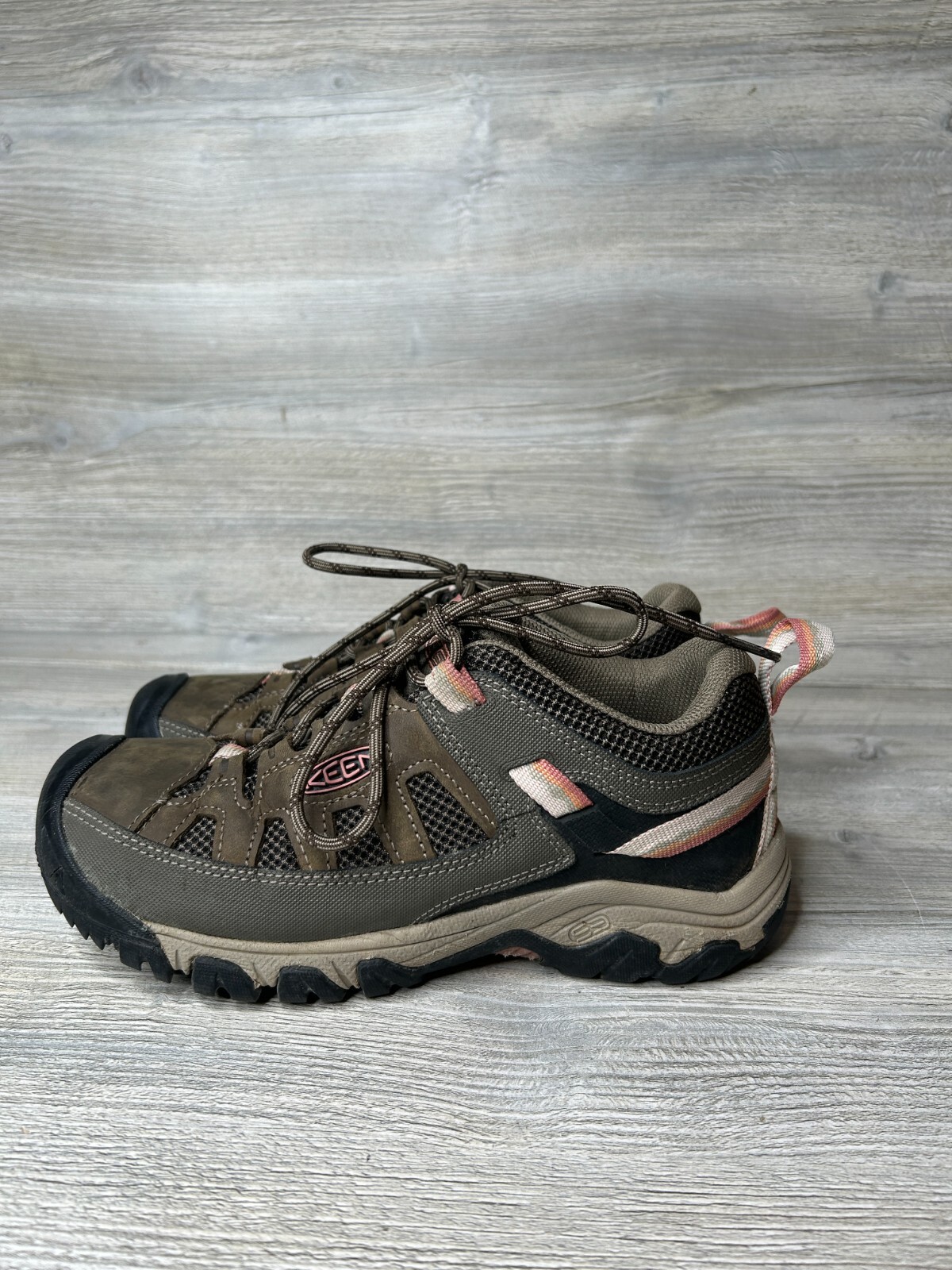 Keen Targhee II scarpe da trekking donna pelle marrone trail impermeabili US 8