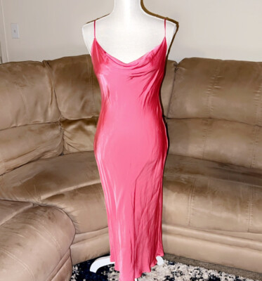 sequin lace-back bodycon dress in rose Shimmer Bloom Lace Up Sequin Bodycon Dress main image 0