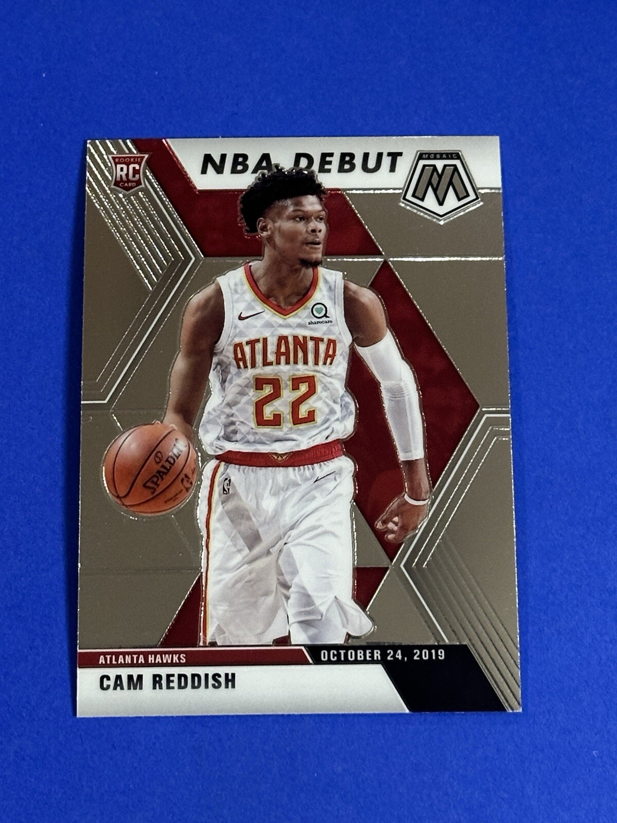2019-20 Panini Mosaic Cam Reddish Rookie NBA Debut #271 Atlanta Hawks RC (C)