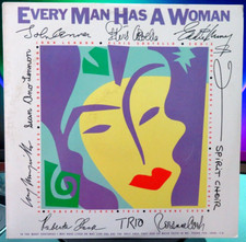 VARIOUS ~ EVERY MAN HAS A WOMAN 1984 POLYDOR RECS LP w/CUSTOM INNER SLEEVE