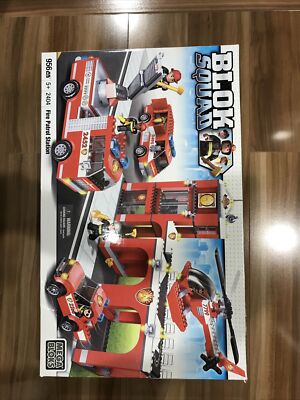 Mega Bloks  Blok Squad  Fire Patrol Station (2404) 956 pcs  Retired NIB
