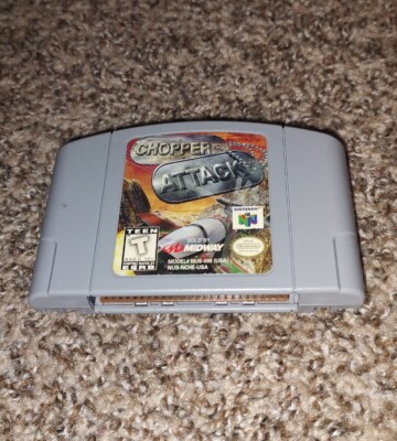 Chopper Attack Nintendo 64 N64 OEM Official Original Authentic Tested Working