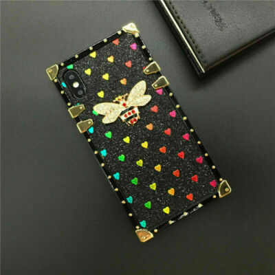 Love Bee Boxy Trunk Phone Case For iPhone 11 12 13 14 15 16 17 Pro Max XR XS 16E