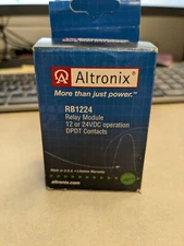 ALTRONIX RB1224 Relay Module 12/24VDC 75Ma DPDT ~