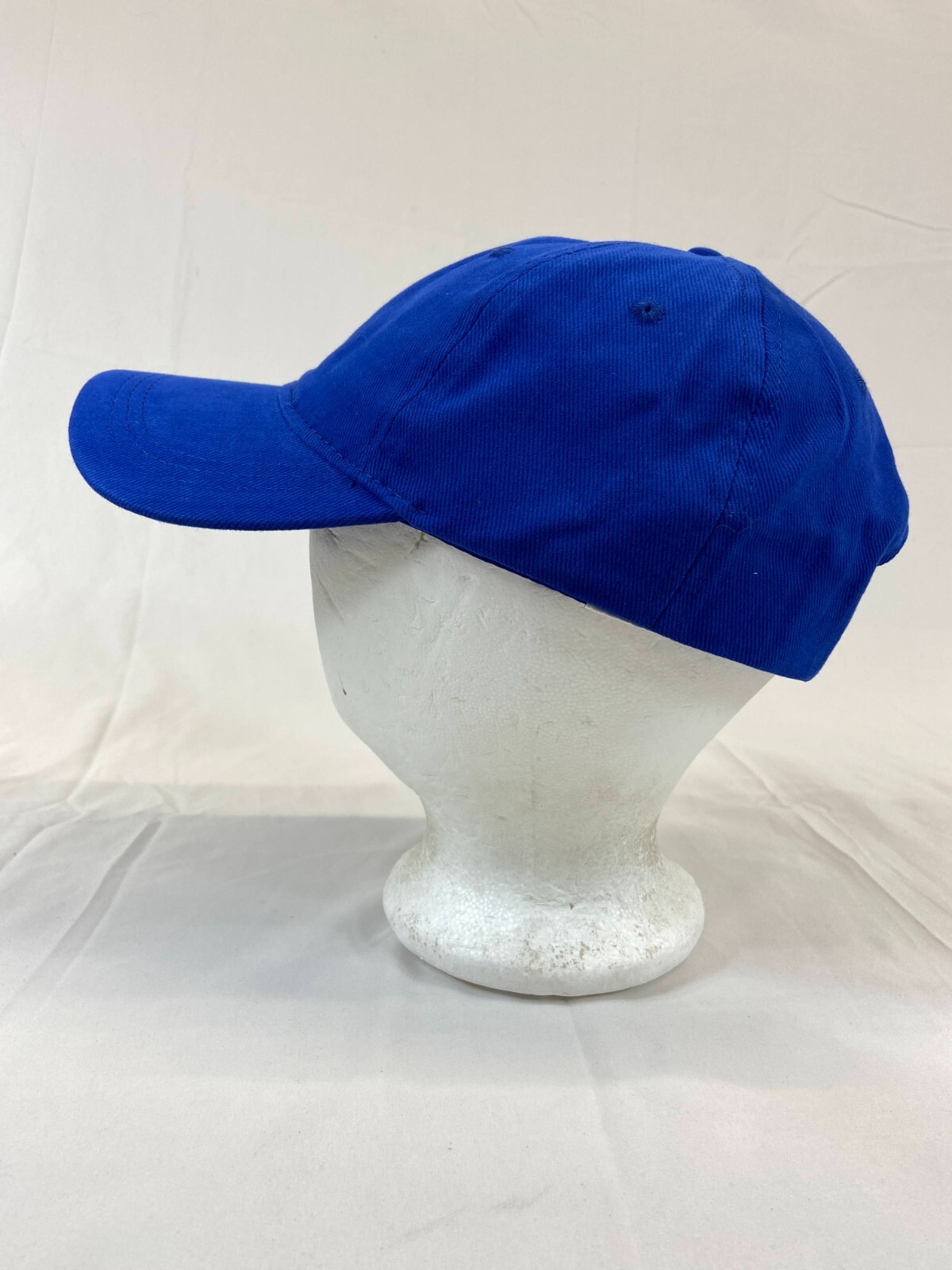 Solid Blue Baseball Cap Strapback Hat Casual Wear… - image 3