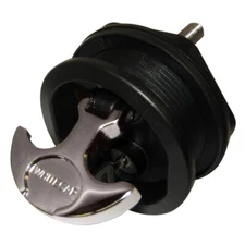 Whitecap Marine Boat 3-inch T-Handle Latch Locking Nylon Chrome/Black Freshwater