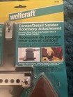 NEW WOLFCRAFT 1819 CORNER/DETAIL SANDER ACCESSORY PALM ATTACHMENT NIB — photo 3