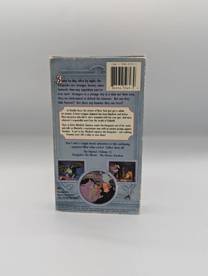 Gargoyles, The Force Of Goliath Volume 2 (VHS,1995)  - Image 3 of 4
