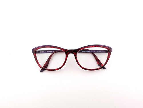 Steve Madden Eyeglasses, Frames Only, Twirlss Red Multi, 51-16-135, Plastic