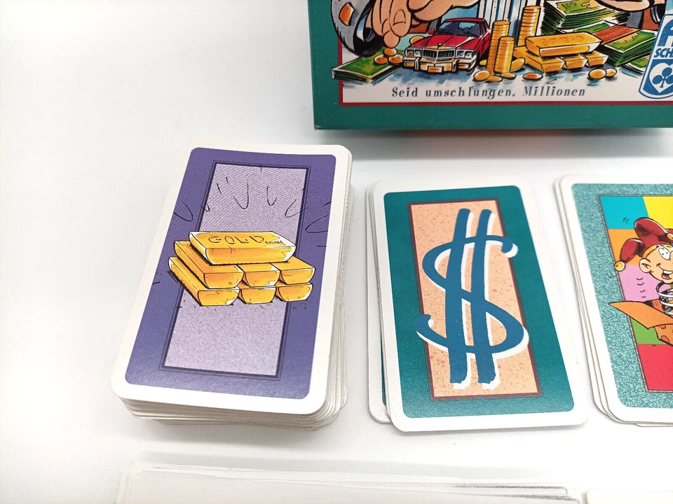 Reibach & Co FX Schmid Kartenspiel 1995 90er retro geprüft komplett - Bild 2 von 4