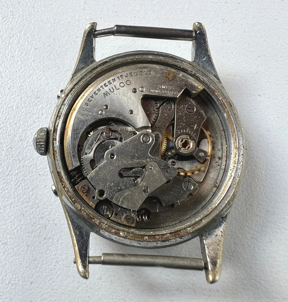 Reloj Automático Mulco 17 Joyas De Colección Para Hombre Esfera Beige Protegida con Agua y Golpes Foto 2 de 4