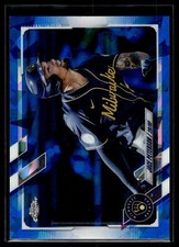 Jace Peterson 2021 Topps Chrome Update Sapphire Card  #US112