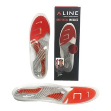 ALINE Red Universal Insoles XL M 11-12/ W 12-13 Men And Women, All Day Comfort