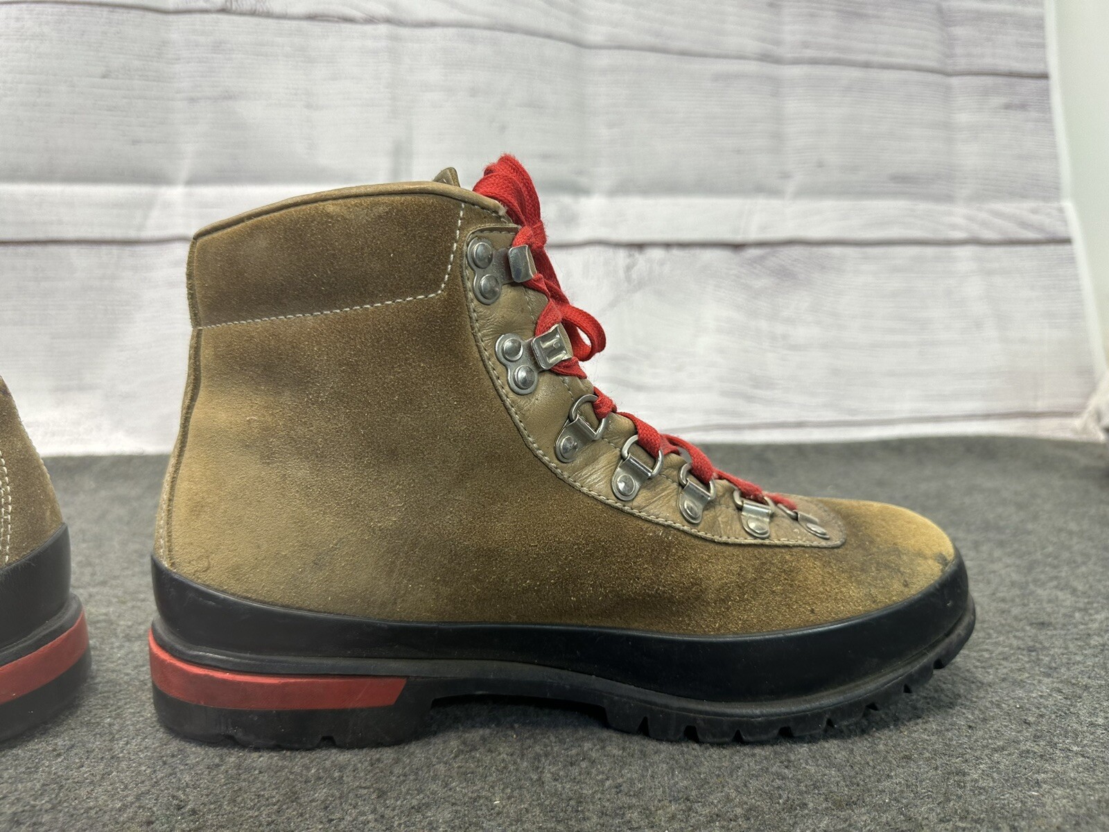 Vintage Raichle Leather Mountaineering Hiking Boots Men’s Size 9 M eBay