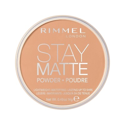 Rimmel London 016 Deep Beige Stay Matte Lightweight Mattifying Powder 0.49 Oz