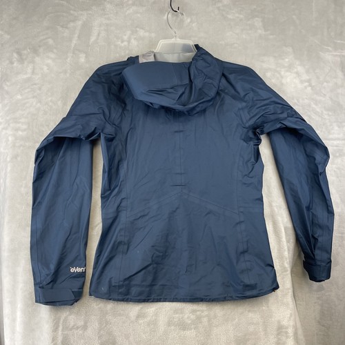REI Coop Rain Jacket Women's Sz XS Blue Hooded Coat Full Zip Waterproof eVent - Picture 13 of 15