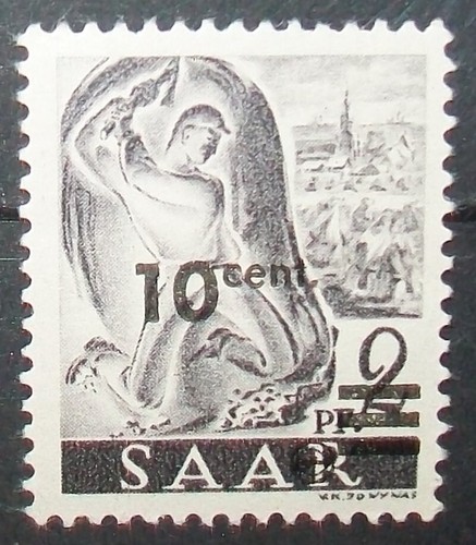 N°190K STAMP DEUTSCHES REICH SAARGEBIET NEW WITHOUT FOLD aus