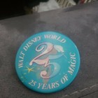 WDW- Sorcerer Mickey 3" Pin - Button Walt Disney World 25 Years Of Magic — photo 1