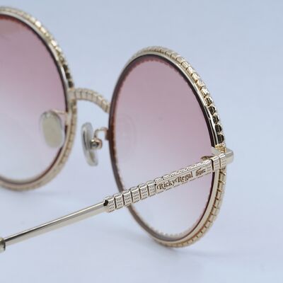 LACOSTE L252S Ricky Regal 712 Light Gold/Pink Gradient 58-21 
