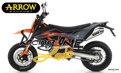 EXHAUST ARROW RACE-TECH ALUM. CATALYTIC CONVERTER HOMOLOGATED EURO 4/5 KTM 690 SMC R / ENDURO