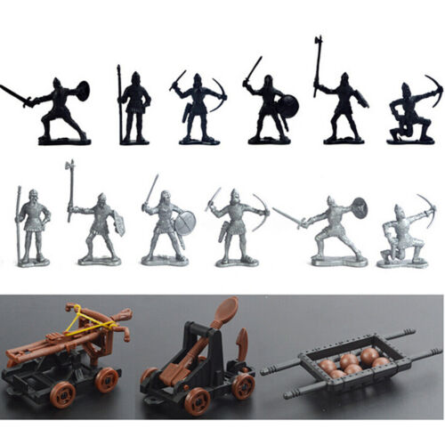 14x Ritter Soldaten Streitross Pferd Set Militär Figuren Kinder Spielzeug Action - Bild 2 von 9