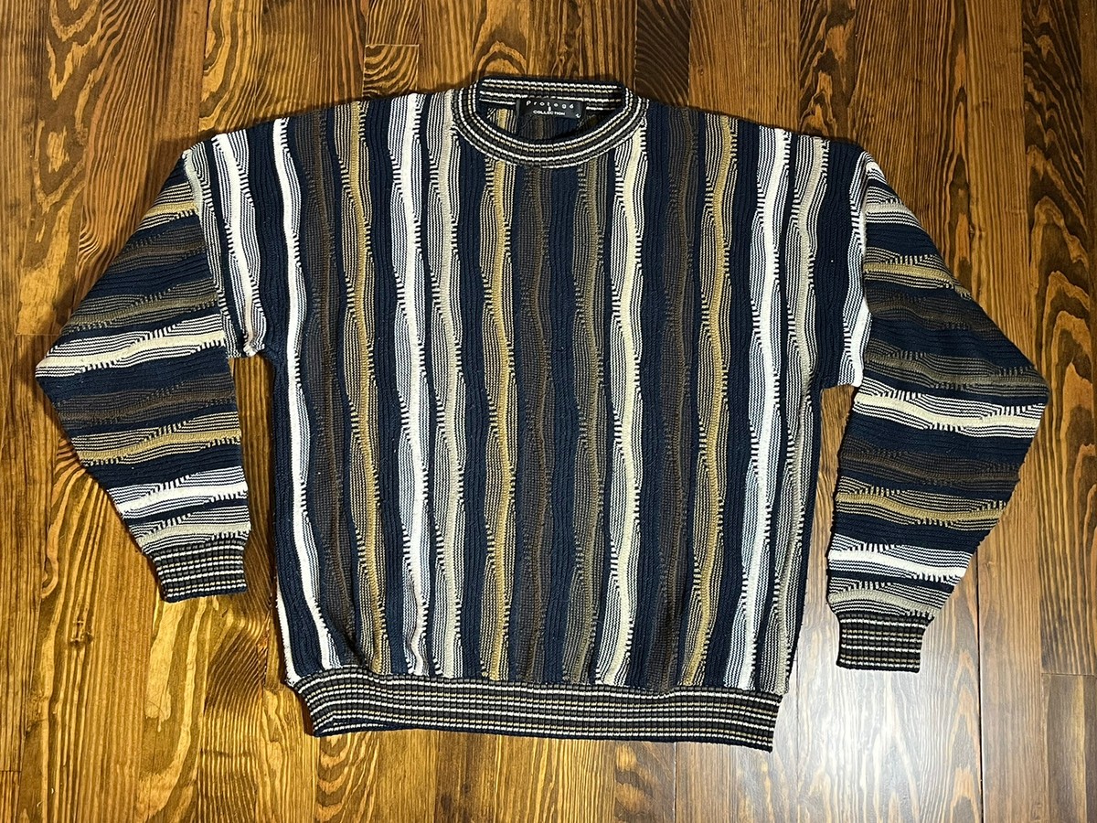 Vintage Protege Collection Coogi Style Sweater Large Knit Vintage Protege Collection Coogi Style Sweater Large Knit